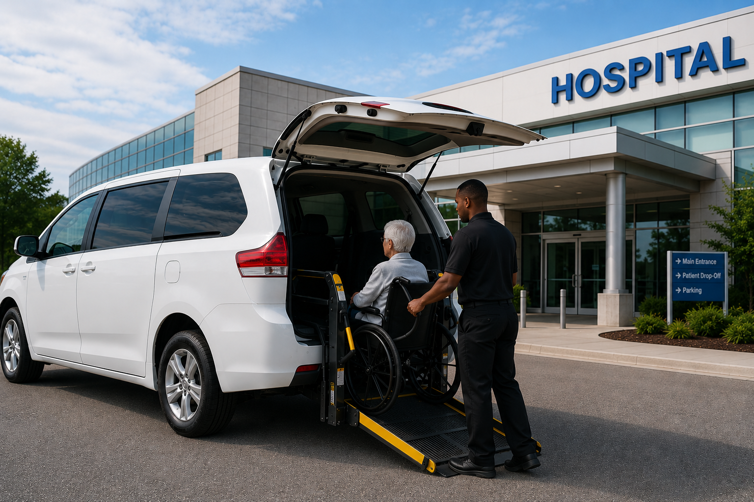 Professional patient transportation support