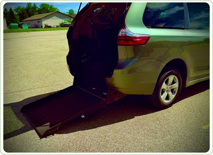 Wheelchair-accessible van for non-emergency medical transportation