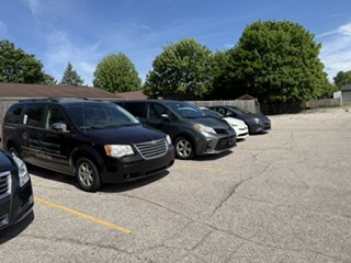 All Valley Transportation vehicle lineup in parking lot